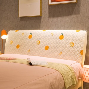 床头罩2022新款夏季床背套罩盖布靠背巾网红ins风保护套防尘罩子