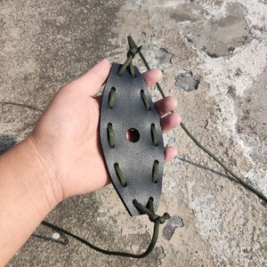 手投石子飞石投石索原始远古时代复古户外抛石索甩石鞭