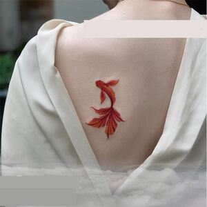 锦鲤鱼纹身图案