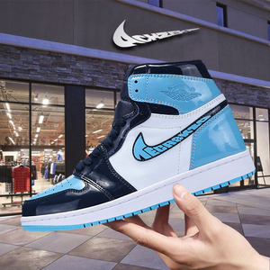 retro high og white royal aj全明星男鞋空军一号aj1扎染影子灰