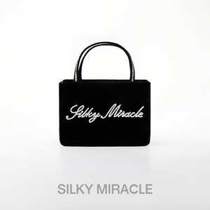 SILKY MIRACLE丝绒水晶包SNOWFALL系列丝绒烫钻化妆小包