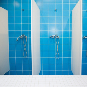 公共浴场冲凉房浴室隔断pvc防水防潮澡池隔板淋浴房浴池澡堂挡板