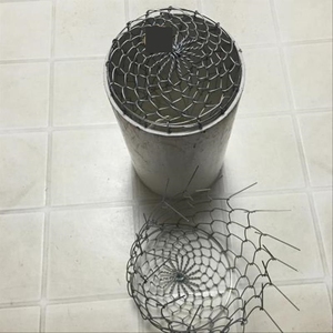 厨房油烟机管道防鸟网防鼠金属网卫生间厕所排风口手工编织网罩