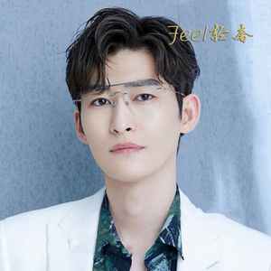 透明无框双梁细腿蛤蟆近视光学眼镜架 gg0398o张汉明星同款眼镜框