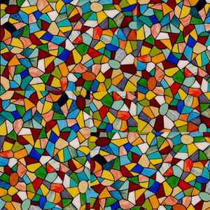 马赛克复古门窗芯走道吊顶玄关隔断装饰玻璃画墙大彩头家居旗舰店