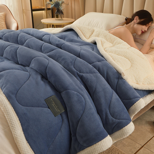 毛毯被子加厚保暖珊瑚法兰绒冬季盖毯子沙发空调床上用单人毛巾被