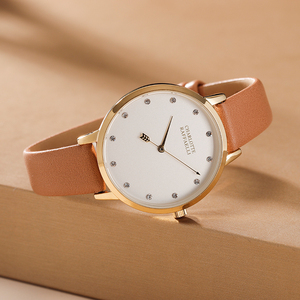 夏洛特charlotte法国轻奢小众ins风女表 时尚简约皮带防水手表女