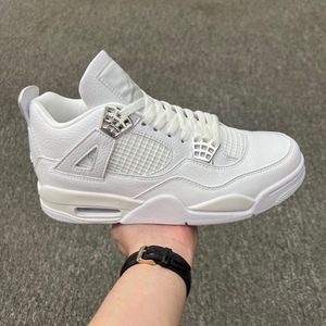 纯白银扣 aj4 乔丹4代 aj4 乔4 乔丹4 白银 乔丹篮球鞋系列