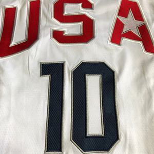 纯刺绣密绣2008年美国梦之队梦八10号科比6号詹姆斯球衣球服短裤