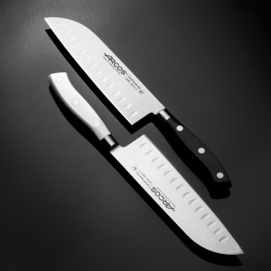 ARCOS原装进口白色粉色黑色手柄三德刀专业厨师刀多功能刀santoku