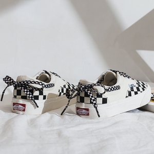 star匡威网红潮鞋黑白棋盘格子低帮高帮男鞋女鞋韩版百搭帆布鞋