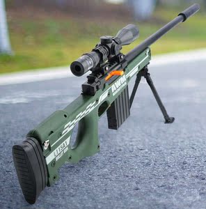 awm软弹枪狙击抢突击步枪小型儿童榴弹炮吸盘枪手摇中号98k大容量