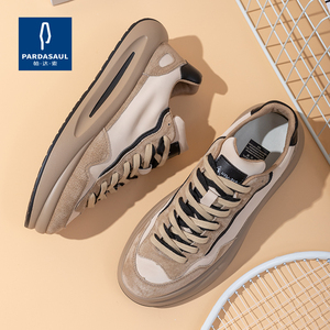 帕达索男鞋新款透气运动休闲鞋厚底百搭潮鞋220325