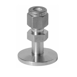 kf卡盘转卡套接头kf16-25不锈钢卡套直通接头转卡盘快装接头焊接