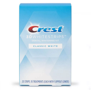 美国代购 crest 3d whitestrips佳洁士 3d美白牙贴 20条(10对)入