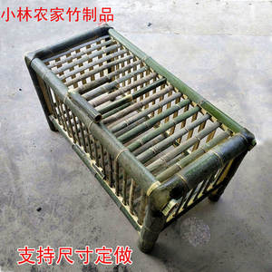 手工竹制竹编鸡笼养殖笼狗笼加粗兔笼家用大号特大养鸡笼养鸡舍笼