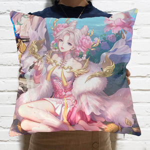 王者荣耀嫦娥拒霜思cos手办抱枕头毛绒玩具沙发床头靠垫礼物