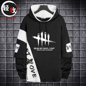 dead by daylight黎明杀机连帽卫衣男女长袖外衣服宽松休闲帽衫潮