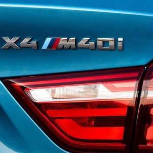 新款宝马x3m40i车标改装x4m40d字标x4m40i后尾标志m叶子侧标装饰