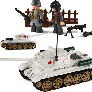 00106人付款淘宝高难度moc乐高积木kv2坦克装甲车东风防空导弹车拼装