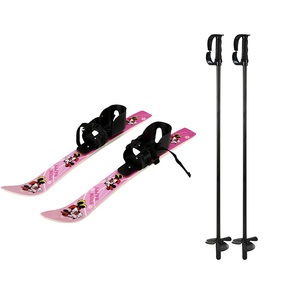 儿童滑雪双板套装初级滑雪板含雪杖公园马路户外可用雪橇雪具礼品