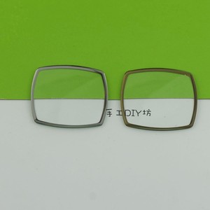 6027单卜钨钢玻璃镜面镜片表蒙表镜表门异形长方形手表玻璃配件