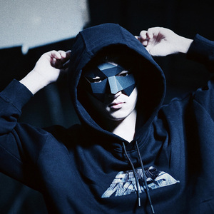 000人付款天猫创意纸手工diy立体3d几何半脸面具男女