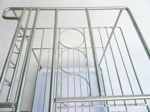 厨房拉篮置物架厨柜置物架橱304菜刀架内置调料拉篮浅柜不锈钢
