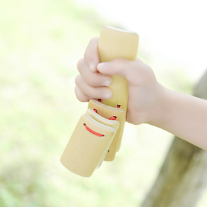 儿童竹板专业手艺四片响板小快板乐器幼儿园学生舞台表演快板玩具