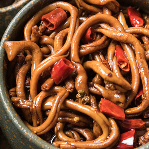 【冷帮主】冷吃系列麻辣鸭肠开袋即食肉类熟食卤味零食解馋100g