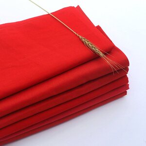 新款全纯喜庆布料乔迁红布条结婚新居挂门帘布艺民俗婚庆大红喜