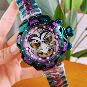 invicta因维克塔dc comics joker小丑联名欧美嘻哈时尚大表盘手表