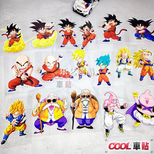 汽车贴纸超级赛亚人