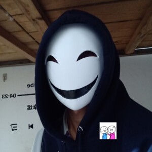 万圣节道具恐怖蛭子面具cos化妆舞会漆黑的影胤小丑