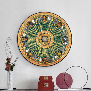 心经唐卡十字绣全款绣满绣2021新款西藏中堂挂画中式手工家用线绣