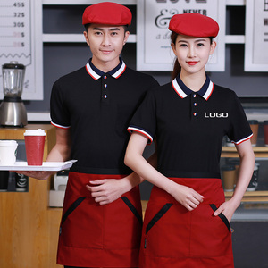 小龙虾工作服短袖印字