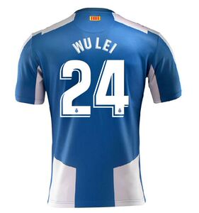 18/19赛季皇家西班牙人主场 队服印号24号武磊足球训练服球衣套装