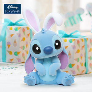 enesco史迪仔手办植绒兔年蓝色史迪奇摆件星际宝贝生日礼物送女生