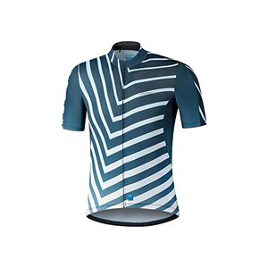 【日本直邮】禧玛诺 aerolite骑行服21年款藏青斑马纹l 177-183㎝