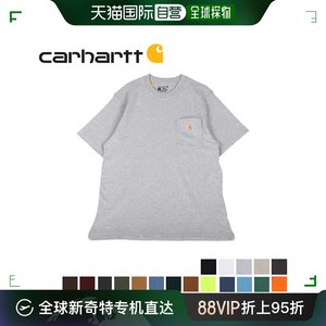日本直邮carhartt T恤短袖男士口袋T WORKER POCKET SS T-SHIRTS