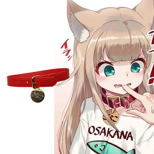 日系40原猫娘cos周边原老师osakqna项圈颈圈角色扮演动漫二次元