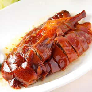 禄米仓脆皮烧鹅聚餐广东粤菜 农家鹅 整只约3.6斤父亲节好礼顺丰