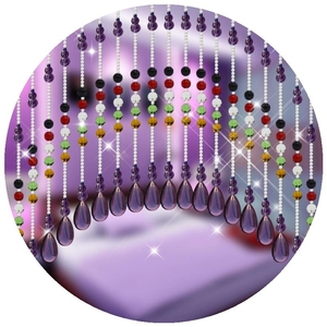 水晶珠帘门帘成品五行葫芦风水帘客厅隔断帘卧室厕所卫生间玄关帘
