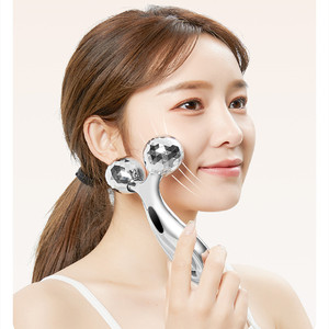 面部瘦脸神器v脸按摩美容仪提拉紧致双下巴滚轮式手动电动黄金棒
