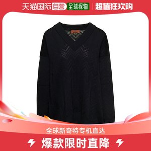 香港直邮MISSONI 米索尼 女士Missoni 之字形 V 领针织毛衣