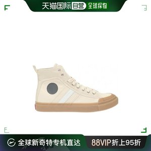香港直发Diesel迪赛男士米白色平底系带运动鞋时尚GR02SH32Y02087