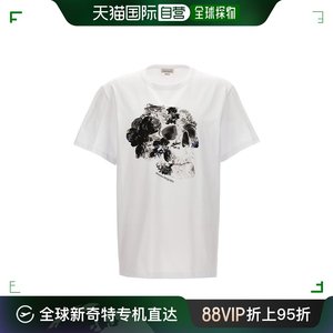 【99新未使用】香港直邮alexander mcqueen 男士 T恤短袖衬衫纯棉