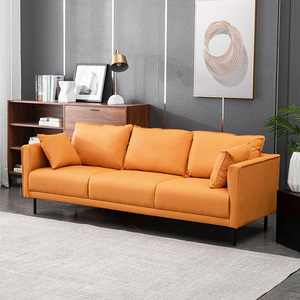 pu皮质沙发小户型服装店铺出租房公寓单双三人简易沙发椅1人付款459