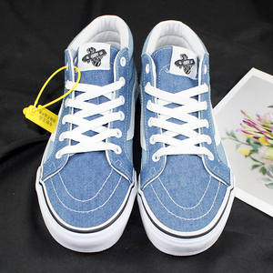 方其 万斯牛仔蓝色中帮36style男鞋帆布鞋休闲经典板鞋女牛年正品
