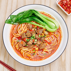 湖南特产湘西香辣仔姜鸭燕麦米粉养生低卡米线方便速食早餐夜宵